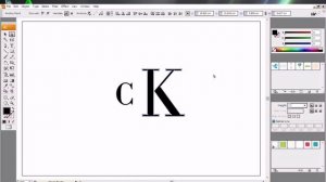 How To Make Calvin Klein Logo with Adobe Illustrator, Create Logo