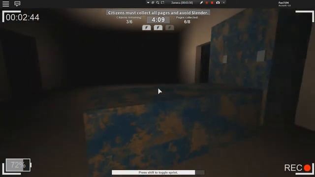 Играю в Roblox на карте Stop it slender! смотреть онлайн