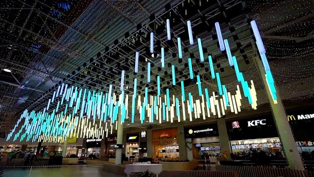 Семейный торговый центр в г Краснодар. Кинетический потолок. 2020-2021 смотреть онлайн