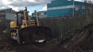 Бульдозер Четра Т11 в работе