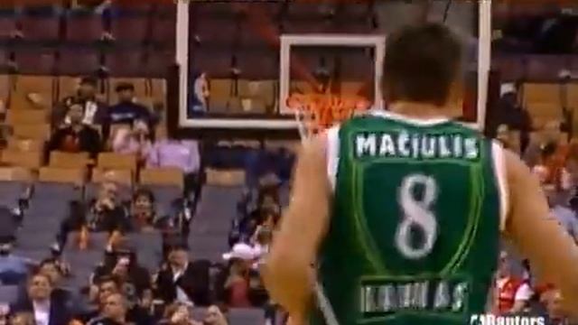 Zalgiris Kaunas @ Toronto Raptors 2007 NBA Euroleague Exhibition FULL GAME English смотреть онлайн