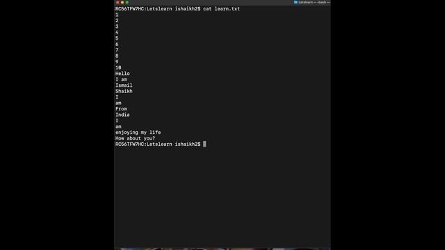 Head and Tail command in Linux