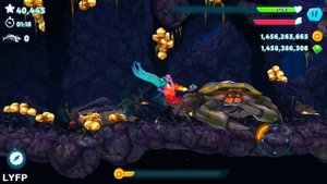 Hungry Shark - BOSS Battle COLOSSAL SQUID vs Mecha Sharkjira vs KRAKEN