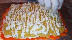 Салат Царский рулет