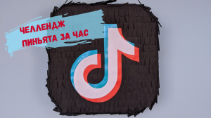 Мастер класс ПИНЬЯТА ТИК ТОК.  DIY Tik tok Pinata. Челлендж "пиньята за час"