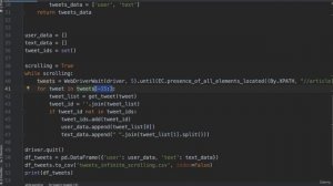 7. Project #2 Infinite Scrolling & Login (Twitter B 5. Scraping the Website with Infinite Scrolling
