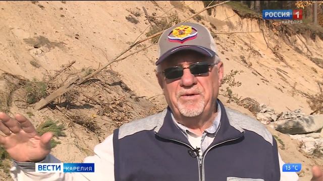 Жители Пряжи опасаются, что излюбленное место отдыха многих поколений «Горка любви» может исчезнуть смотреть онлайн