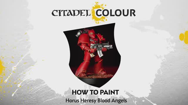 Warhammer 40000 How to Paint - Horus Heresy Blood Angels