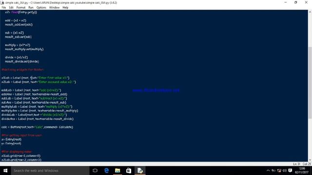 How to make simple calculator and GUI (from simple script to GUI for newbies) Python 3.6.2