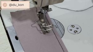 Как прострочить ровный шов без линий и приспособлений