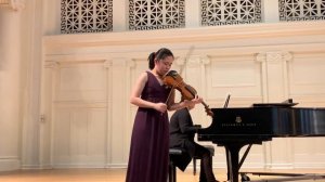 Linda Wang | Prokofiev Violin Concerto No. 2, First Movement