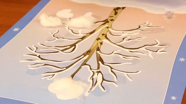 Времена года. Зима 6+ 04 Задание для детей "Осина в снегу" смотреть онлайн