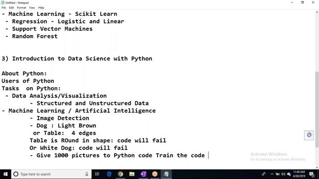 00 Data Science with Python Demo