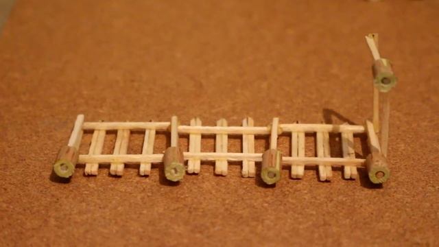 Забор из спичек / Miniature village farm (details) смотреть онлайн