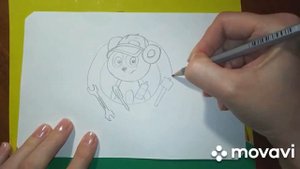 Раскраска мастерская Биби!