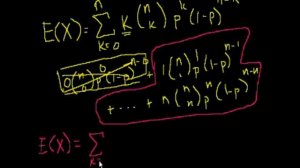 22 Математическое ожидание биноминального распределения
