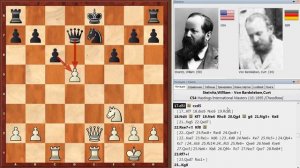 Шахматы. Стейниц - Барделебен: БЕССМЕРТНАЯ ПАРТИЯ первого Чемпиона Мира!