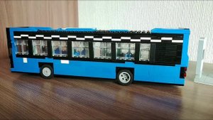 Lego автобус Нефаз 5299-40-52 / Lego russian bus Kamaz 5299jp