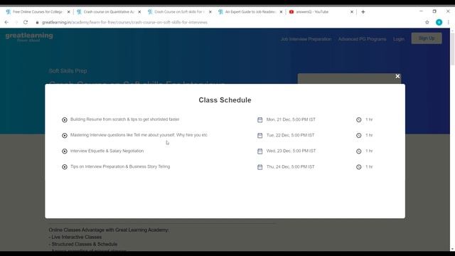 Free Online Courses for Job Interview Preparation Courses | Great Learning Live Classes смотреть онлайн