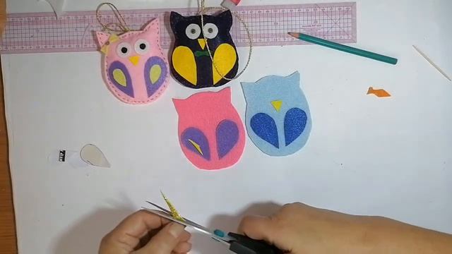 сова своими руками из фетра легко и просто смотреть онлайн