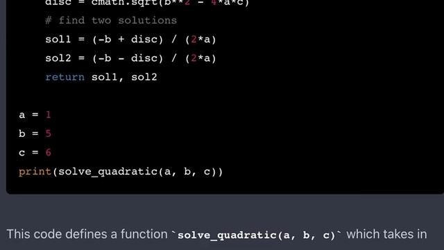 Solving Quadratic Equations in Python: A Step-by-Step Tutorial