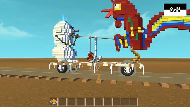 Scrap Mechanic #11 Какой должна быть постройка, чтобы попасть в топ? Мое мнение. Новогодняя работа. смотреть онлайн