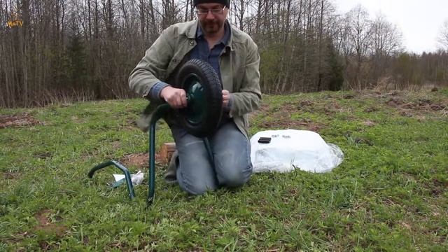 Сборка садовой тачки из OBI