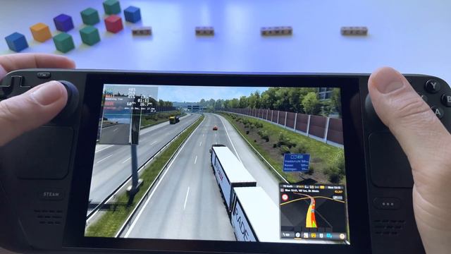 Euro Truck Simulator 2 - Steam Deck handheld gameplay смотреть онлайн