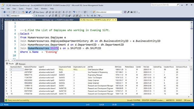 25.SQL Practice Exercises with solutions for Data Analyst, Business Analyst,Data Scientist Intervie