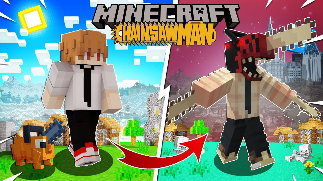 Я Выжил 100 ДНЕЙ за ЧЕЛОВЕКА БЕНЗОПИЛУ в Моде Майнкрафт Человек-Бензопила...и вот что вышло смотреть онлайн