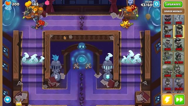 Bloons TD 6 Gameplay Walkthrough - Midnight Mansion - Deflation Mode! смотреть онлайн
