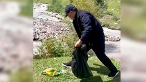 Садыр Жапаров призвал кыргызстанцев сохранять природу