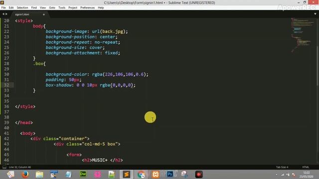 How To Create Login Form In HTML,CSS and Bootstrap | SignIn Form #02 | Web Development Tutorials . смотреть онлайн