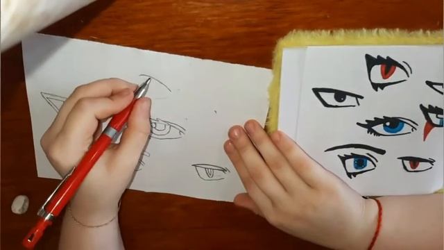 Рисуем мультяшные глаза. смотреть онлайн