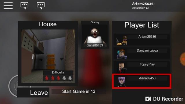 GRANNY Roblox прошел карту особняк вместе с Топси!!! смотреть онлайн