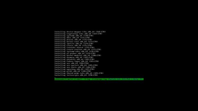 Установка Fedora Server 24 смотреть онлайн