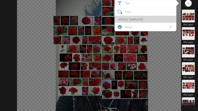 Photo Mosiac with Photoshop Mix App смотреть онлайн