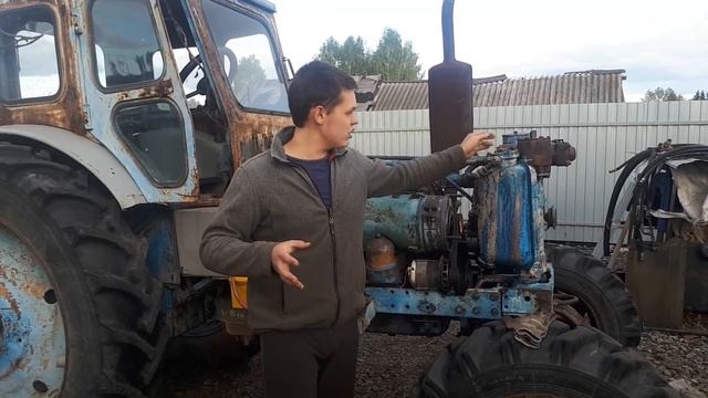 Т-40АМ ремонт переднего моста и насоса нш 32 смотреть онлайн