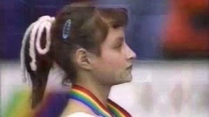 Victory ceremony - women's gymnastics - 1985 Montreal