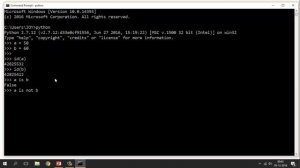 Python Programming Tutorial  - 10 (identity & membership operators)