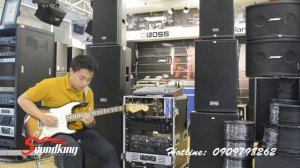 Demo loa Soundking dòng L với nhạc cụ guitar điện solo