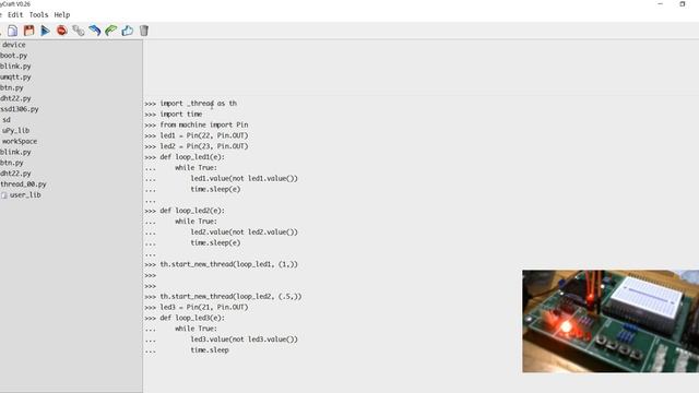 ESP32 MicroPython Basic Multi-Tasking