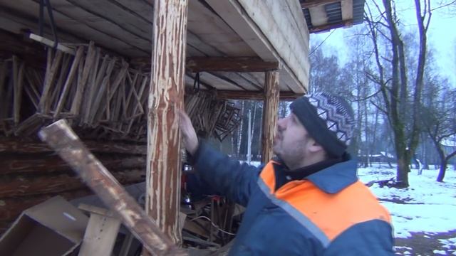 Почему односкатная крыша? Обзор односкатной крыши на нашей бане. Баня 5х5 с выносом смотреть онлайн