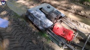 Жесткие испытания НОВОЙ подвески. Мотобуксировщик ЖЕЛЕЗНАЯ СОБАКА