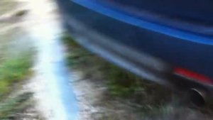 звук выхлопа Сааб 9-3 2.0Т