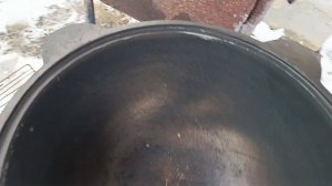 Узбекский казан. Подготовка к использованию.