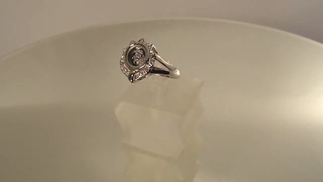 серебряное кольцо с вращающимся зверьком - Serebrim.ru