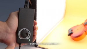 PULUZ 40cm Folding 72W 5500K Studio Shooting Tent Soft Box Photography Lighting Kit with 4 Colors