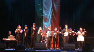 The Atlanta Junior Ceili Band performing at Savannah Irish Festival: Belfast hornpipe