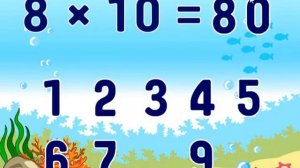 таблица умножения на 8